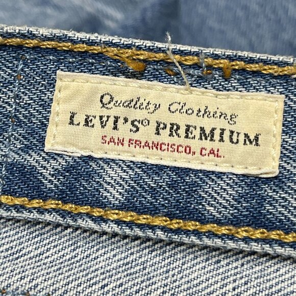 Levi's Blue Ankle Cropped Jeans - Picture 5 of 8